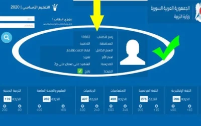 نتائج الصف التاسع 2026 في سوريا